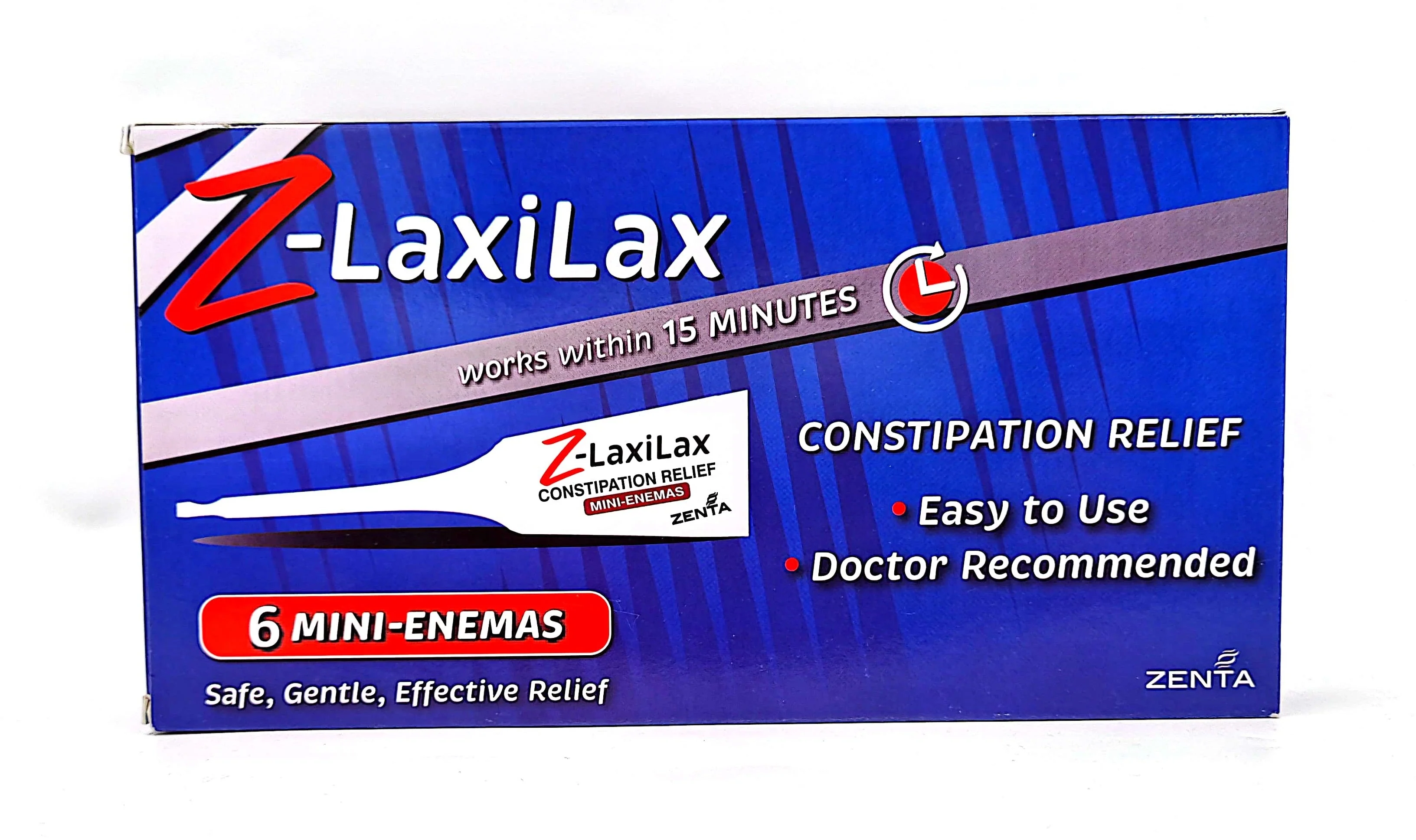 Z LAXILAX MINI ENEMA BOX of PE tube of 5ml